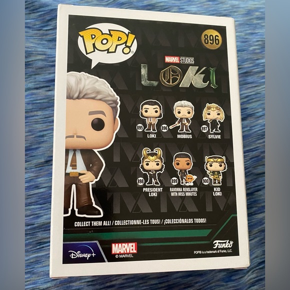 NIB Funko Pop! Marvel: Loki - Mobius Vinyl Bobblehead - Picture 4 of 4